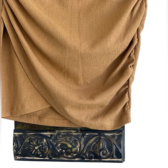 Free People Angie Wrap Skirt In Brun - Picture 4 of 8